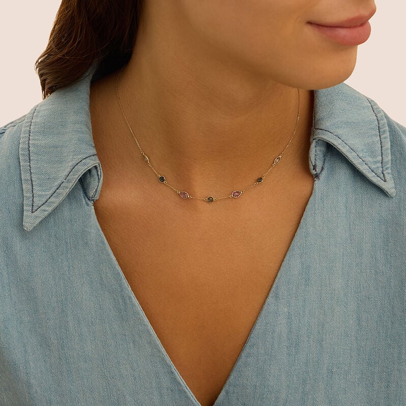 Collana Am&eacute;lie Oro Giallo Topazio - Collane Donna | Stroili
