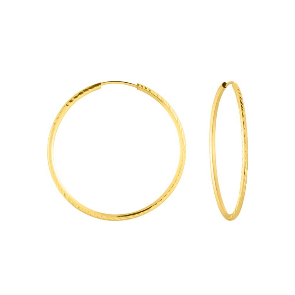 Orecchini A Cerchio Toujours Oro Giallo - Orecchini a Cerchio Donna | Stroili