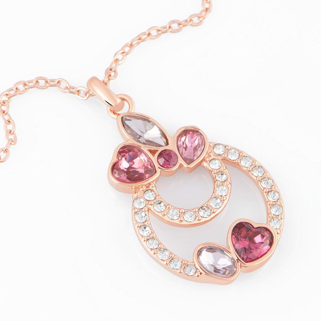 Collana Violet Ottone Rosa Cristallo - Collane Donna | Stroili