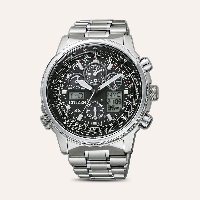 Orologio Eco Drive Citizen Radiocontrollato Jy8020-52e - Orologi Cronografo Uomo | Stroili