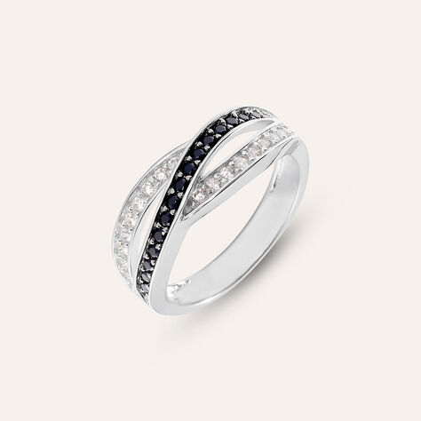 Anello Fantasia Silver Shine Argento Rodiato Cubic Zirconia - Anelli con Pietre Donna | Stroili