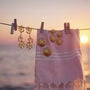 Orecchini Pendenti Radiance Acciaio Dorato