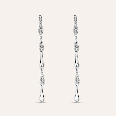 Orecchini Pendenti Silver Shine Argento Rodiato Cubic Zirconia - Orecchini Pendenti Donna | Stroili