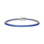 Bracciale Tennis Silver Rainbow Argento Rodiato Cubic Zirconia