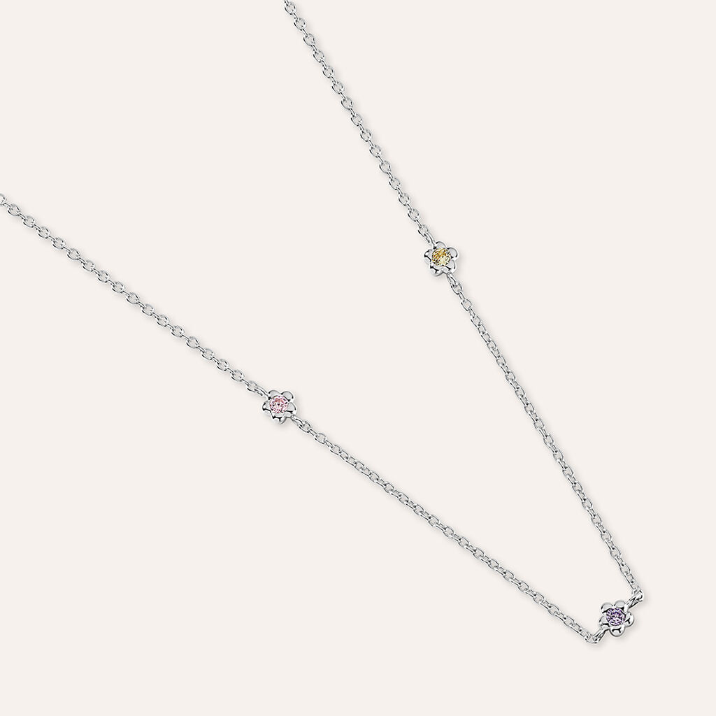 Collana Silver Baby Argento Rodiato Cubic Zirconia