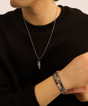 Bracciale Man Code Acciaio Bicolore Cubic Zirconia