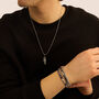 Bracciale Man Code Acciaio Bicolore Cubic Zirconia
