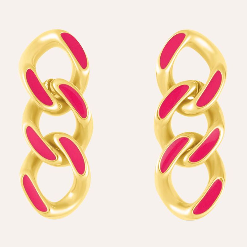 Orecchini Pendenti Lady Sweet Acciaio Dorato - Orecchini Pendenti Donna | Stroili