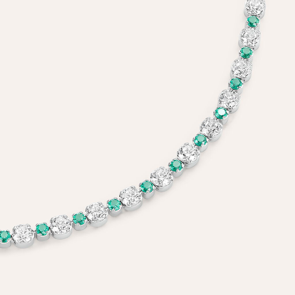 Bracciale Tennis Silver Elegance Argento Rodiato Cubic Zirconia - Bracciali Donna | Stroili
