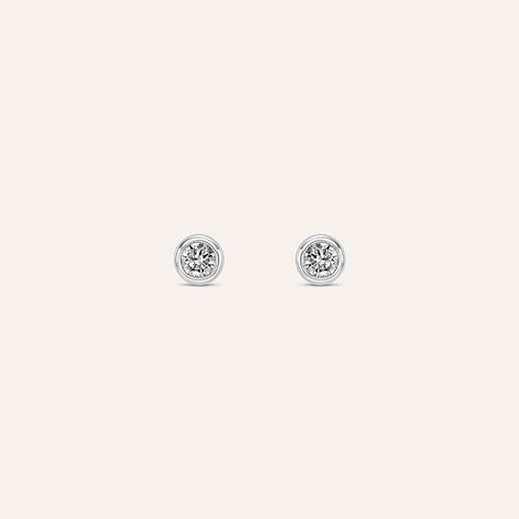 Orecchini Lobo Punto Luce Silver Elegance Argento Rodiato Cubic Zirconia - Orecchini a Lobo Donna | Stroili