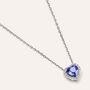Collana Jasmine Oro Bianco Tanzanite Diamante