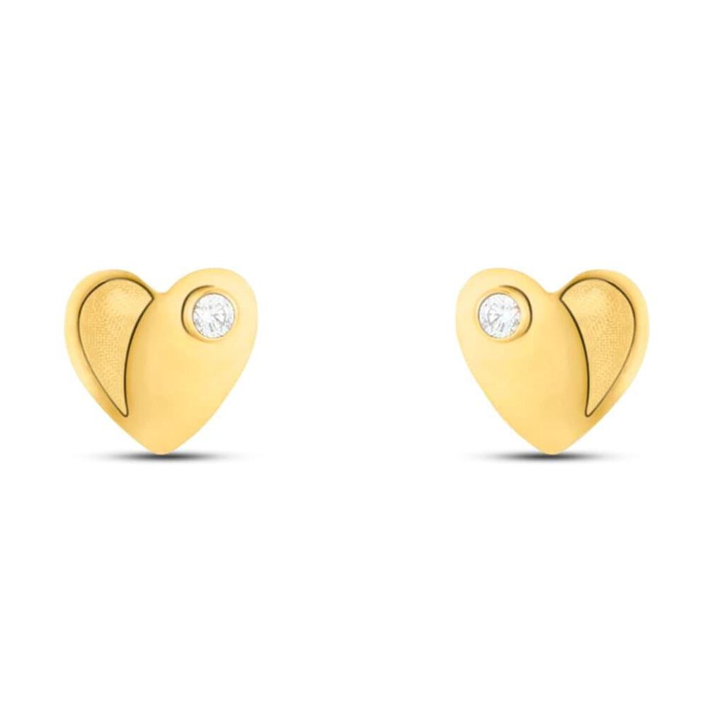 Orecchini Lobo Bon Ton Oro Giallo Cubic Zirconia - Orecchini a Lobo Donna | Stroili