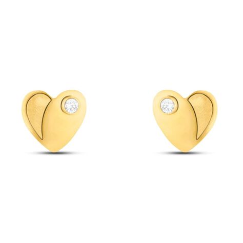 Orecchini Lobo Bon Ton Oro Giallo Cubic Zirconia - Orecchini a Lobo Donna | Stroili