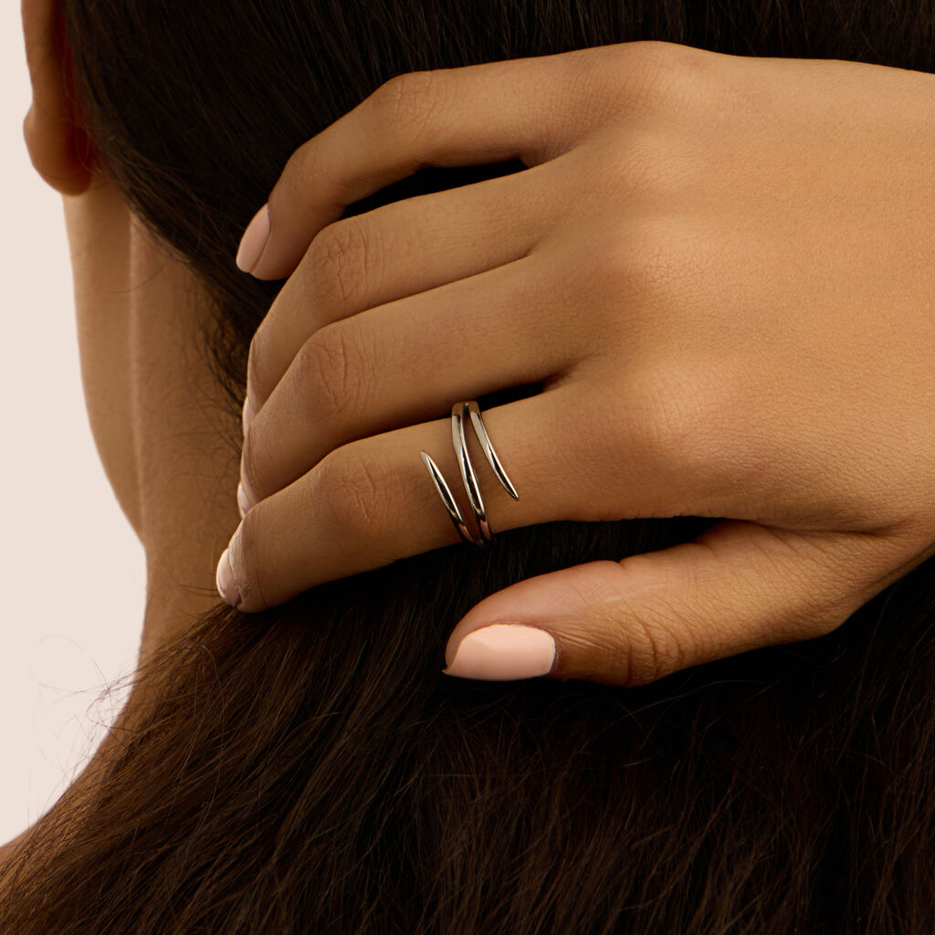 Anello Fantasia Lady Code Acciaio - Anelli Moderni Donna | Stroili
