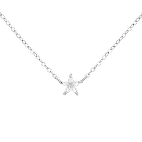 Collana Claire Oro Bianco Cubic Zirconia - Collane Donna | Stroili