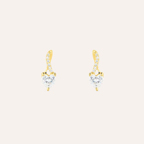 Orecchini Lobo Claire Oro Giallo Cubic Zirconia - Orecchini a Lobo Donna | Stroili