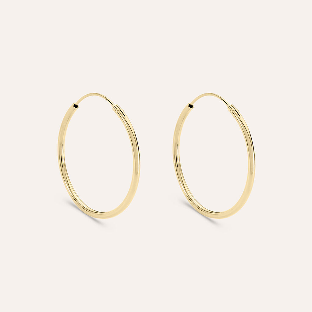 Orecchini A Cerchio Golden Dream Placcato Oro Giallo