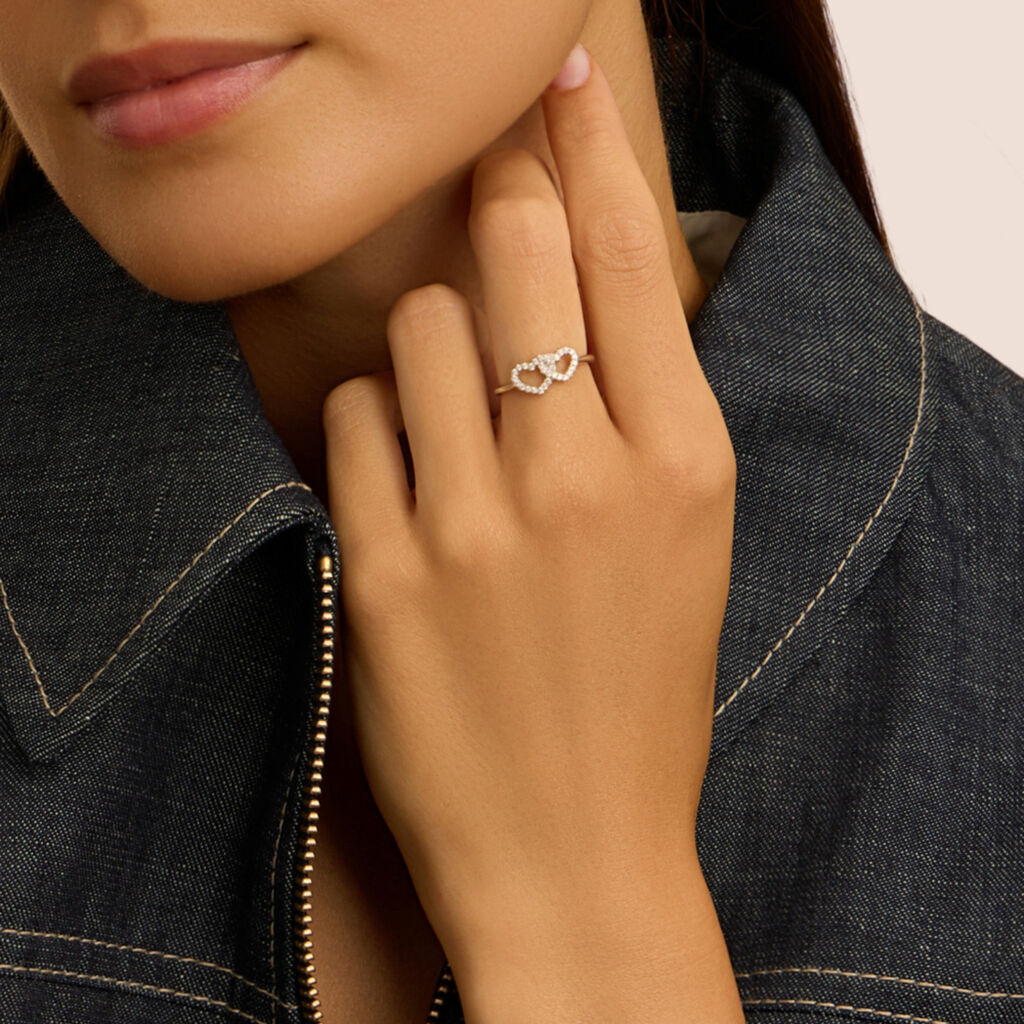 Anello Fantasia Silver Moments Argento Rodiato Cubic Zirconia