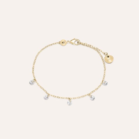 Bracciale Multi Punto Luce Golden Dream Placcato Oro Giallo Cubic Zirconia - Bracciali Amicizia Donna | Stroili