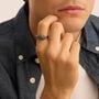 Anello Fantasia Man Code Acciaio Cristallo