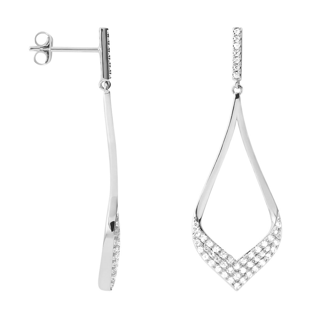 Orecchini Pendenti Silver Shine Argento Rodiato Cubic Zirconia - Orecchini Pendenti Donna | Stroili