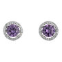 Orecchini Lobo Punto Luce Silver Rainbow Argento Rodiato Cubic Zirconia
