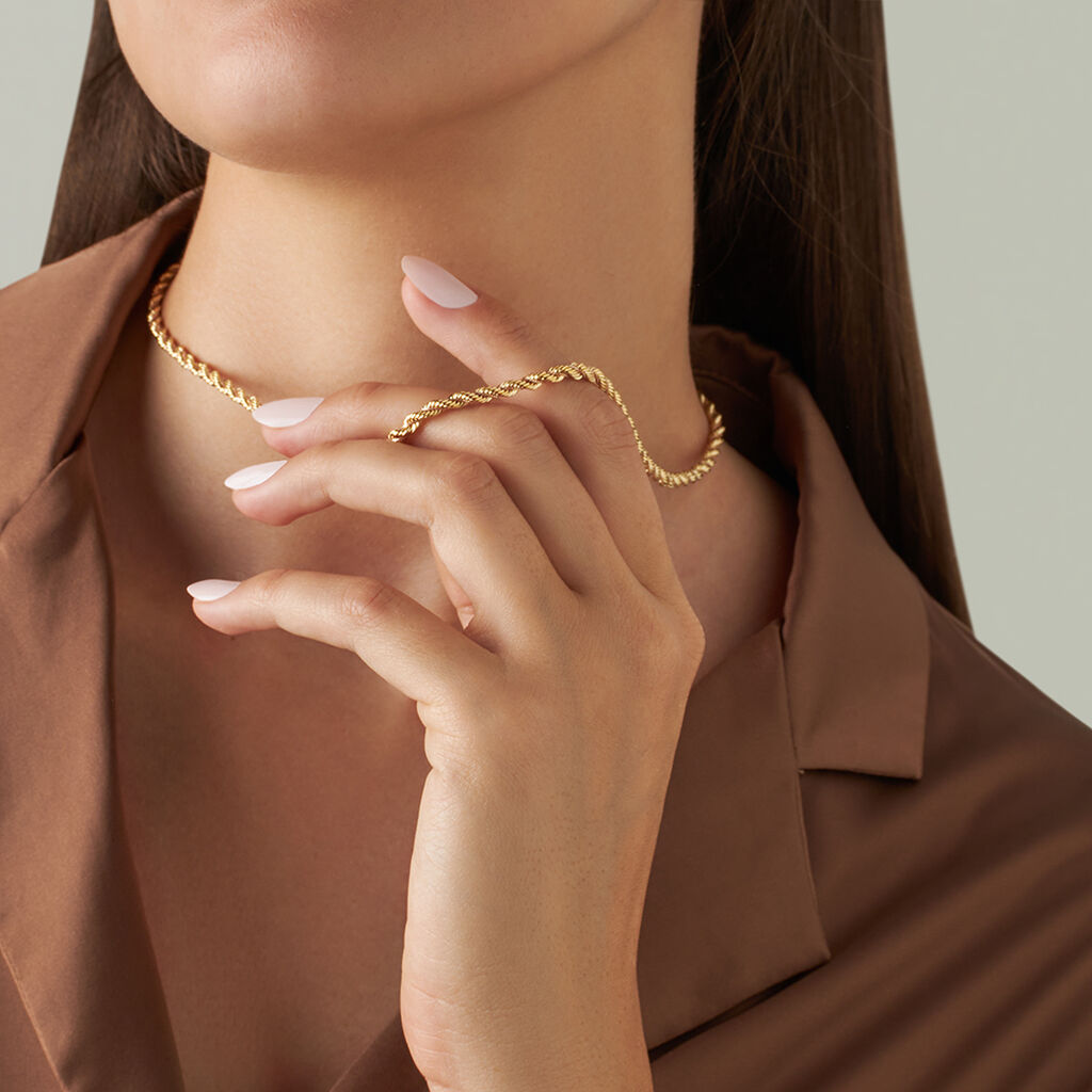 Catena Colette Oro Bicolore - Collane Catena Donna | Stroili