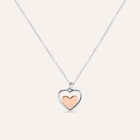Collana Silver Collection Argento Bicolore Bianco / Rosa - Collane Donna | Stroili