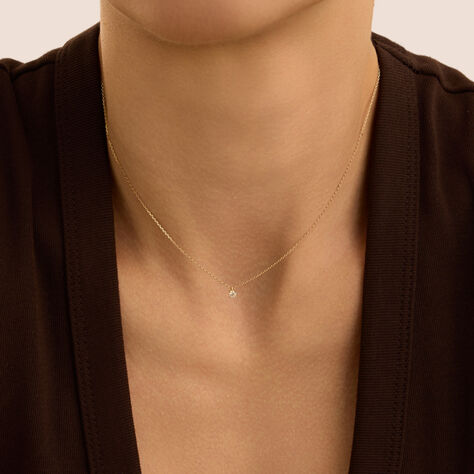 Collana Punto Luce Grace Oro Giallo Diamante - Collane Punto Luce Donna | Stroili