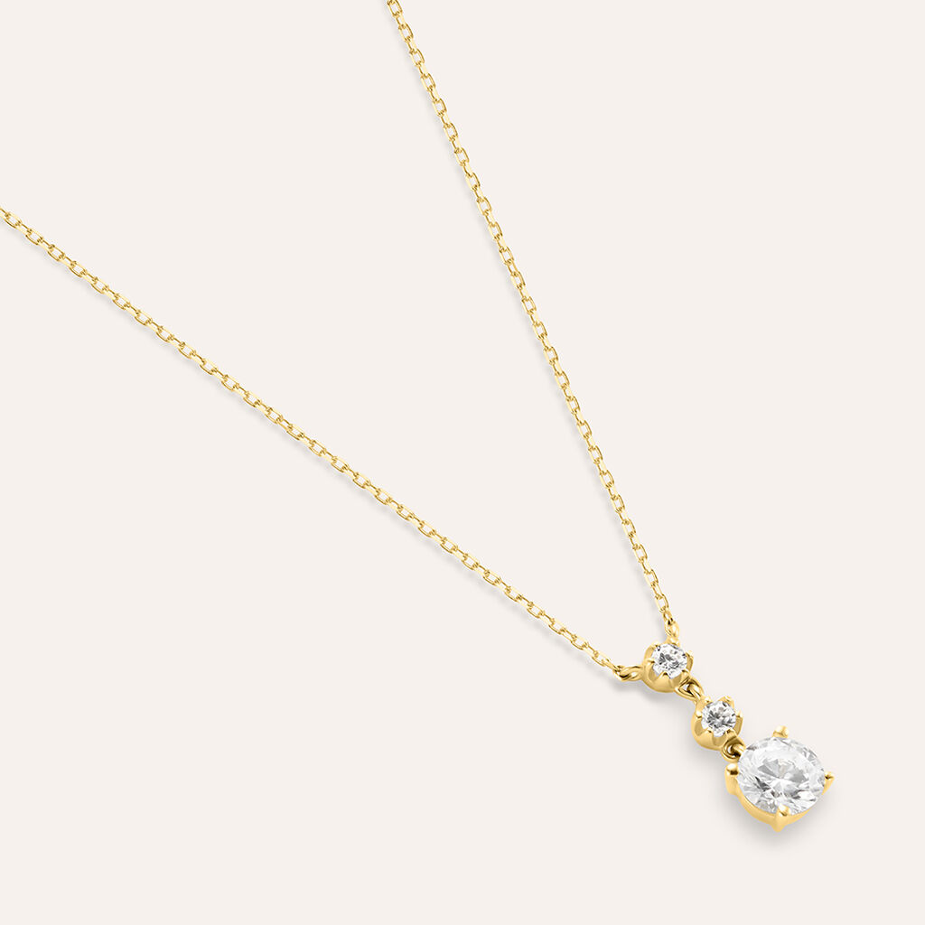 Collana Claire Oro Giallo Cubic Zirconia - Collane Donna | Stroili