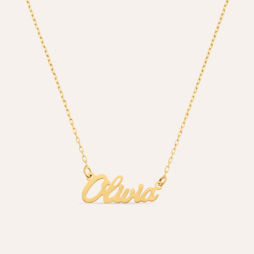 Collana Olivia Gold Names Oro Giallo