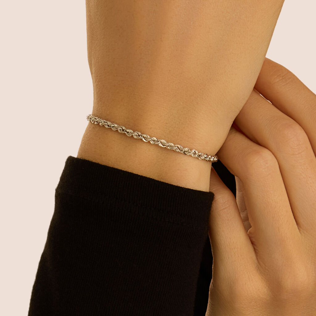 Bracciale Catena L'homme Or Oro Bianco - Gioielli Uomo | Stroili