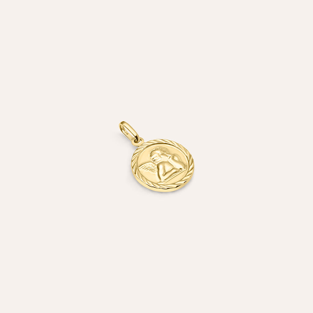 Pendente Holy Oro Giallo - Ciondoli con Incisione Unisex | Stroili