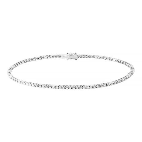 Bracciale Tennis Firmamenti Oro Bianco Diamante - Bracciali Tennis Donna | Stroili