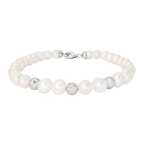 Bracciale Gabrielle Oro Bianco Perla D'Acqua Dolce - Bracciali Donna | Stroili