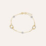 Bracciale Christelle Oro Giallo Cristallo