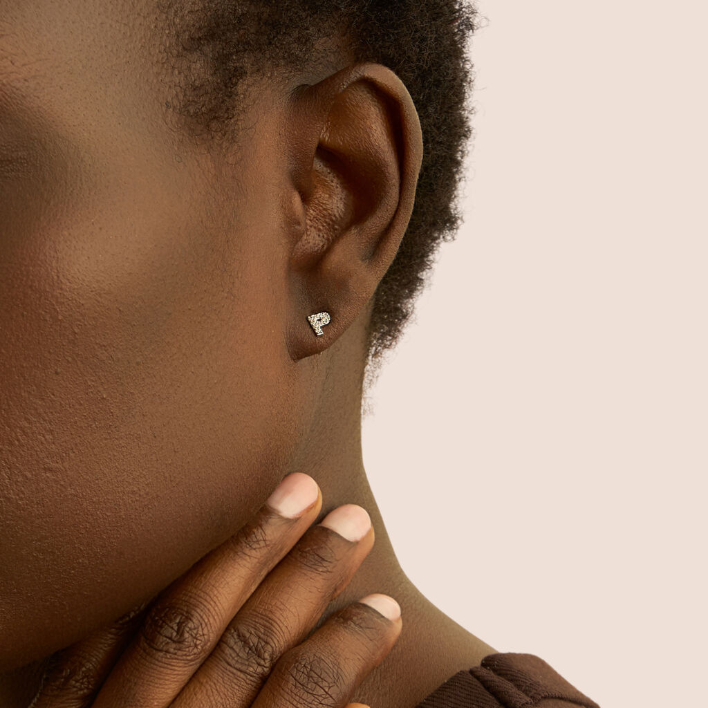 Mono Orecchino Lobo Silver Moments Argento Rodiato Cubic Zirconia