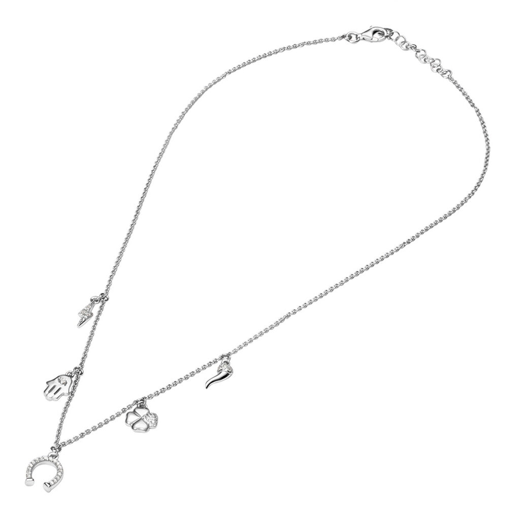 Collana Silver Moments Argento Rodiato Cubic Zirconia - Collane Donna | Stroili
