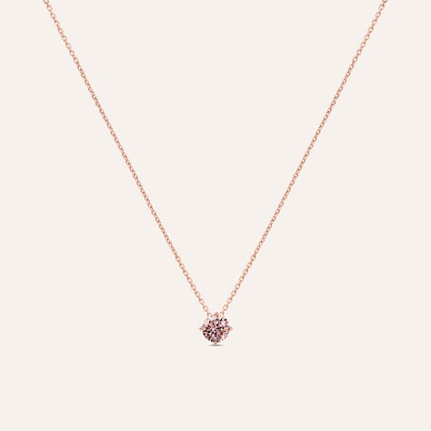 Collana Punto Luce Silver Rainbow Argento Rosato Cubic Zirconia - Collane Punto Luce Donna | Stroili