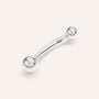Piercing Ombelico Bon Ton Oro Bianco