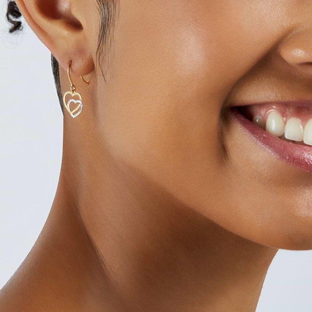 Orecchini Pendenti Beverly Oro Bicolore - Orecchini Pendenti Donna | Stroili