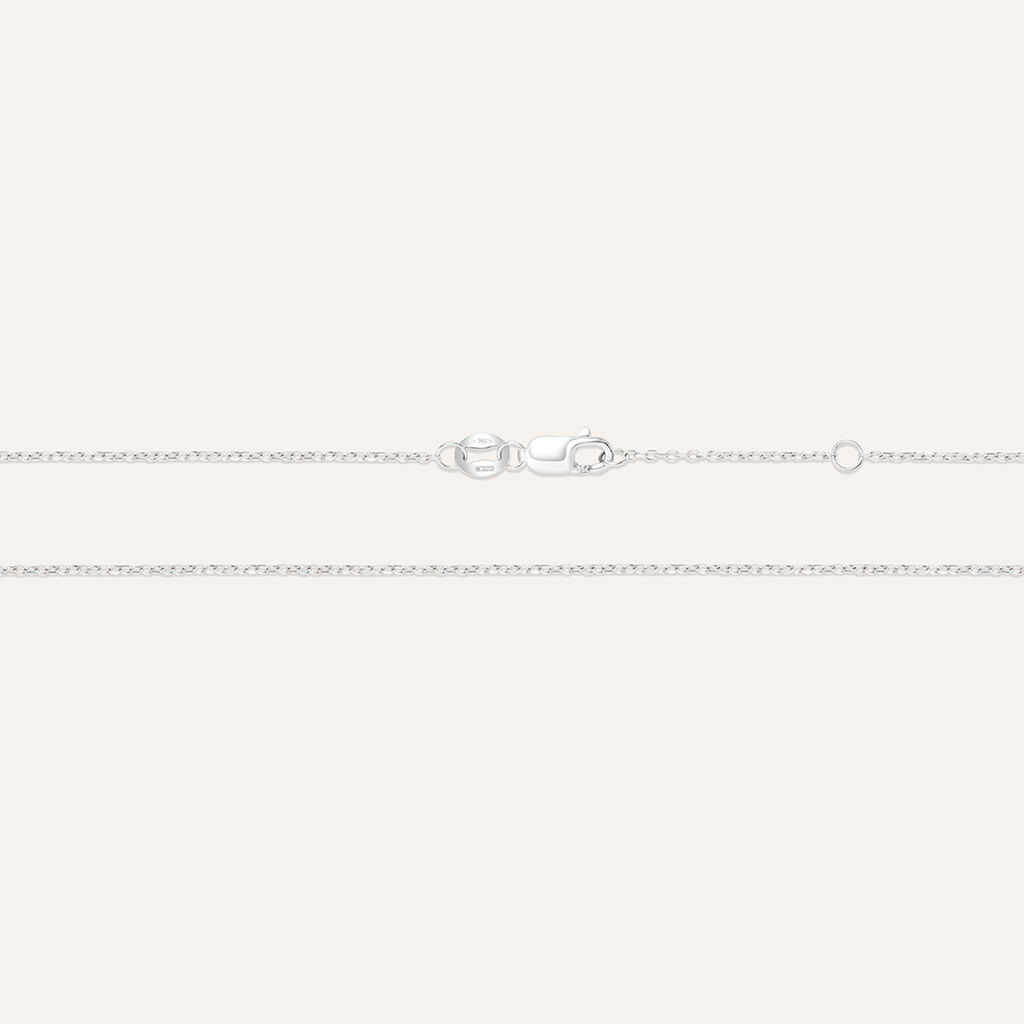 Collana Punto Luce Diamade Oro Bianco Diamante Lab-Grown - Collane Punto Luce Donna | Stroili