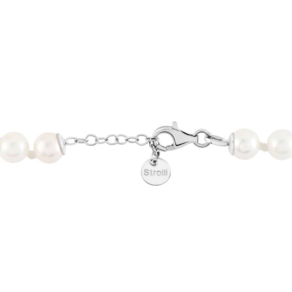 Bracciale Silver Pearls Argento Rodiato Perla sintentica