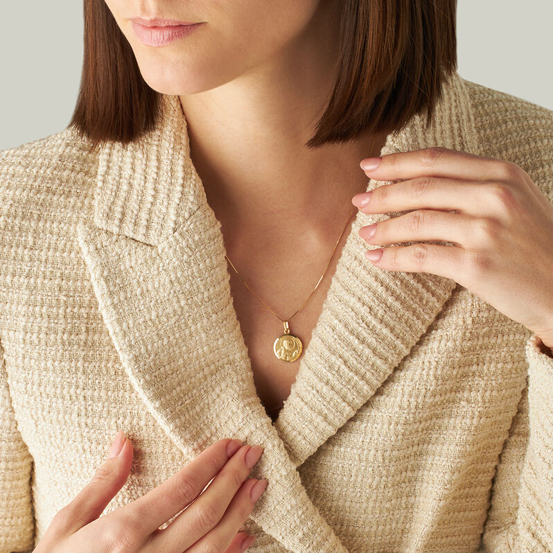 Pendente Holy Oro Giallo - Ciondoli con Incisione Unisex | Stroili