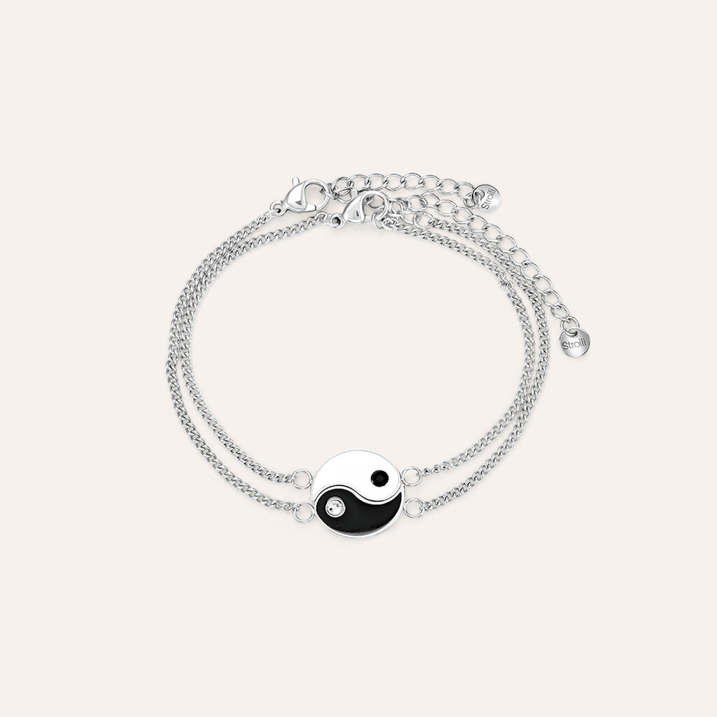 Bracciale Man Code Acciaio Cristallo