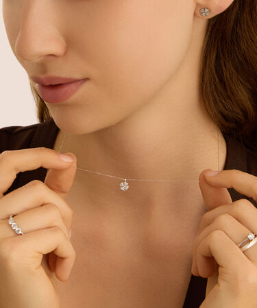 Fede Classica 3.1 mm Oro Bianco Diamante