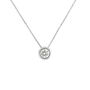 Collana Punto Luce Diamade Oro Bianco Diamante Lab-Grown