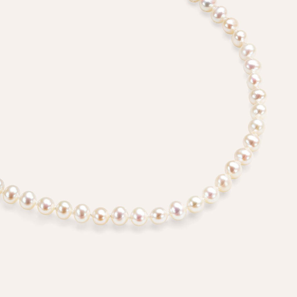 Bracciale Gabrielle Oro Bianco Perla D'Acqua Dolce - Bracciali Donna | Stroili