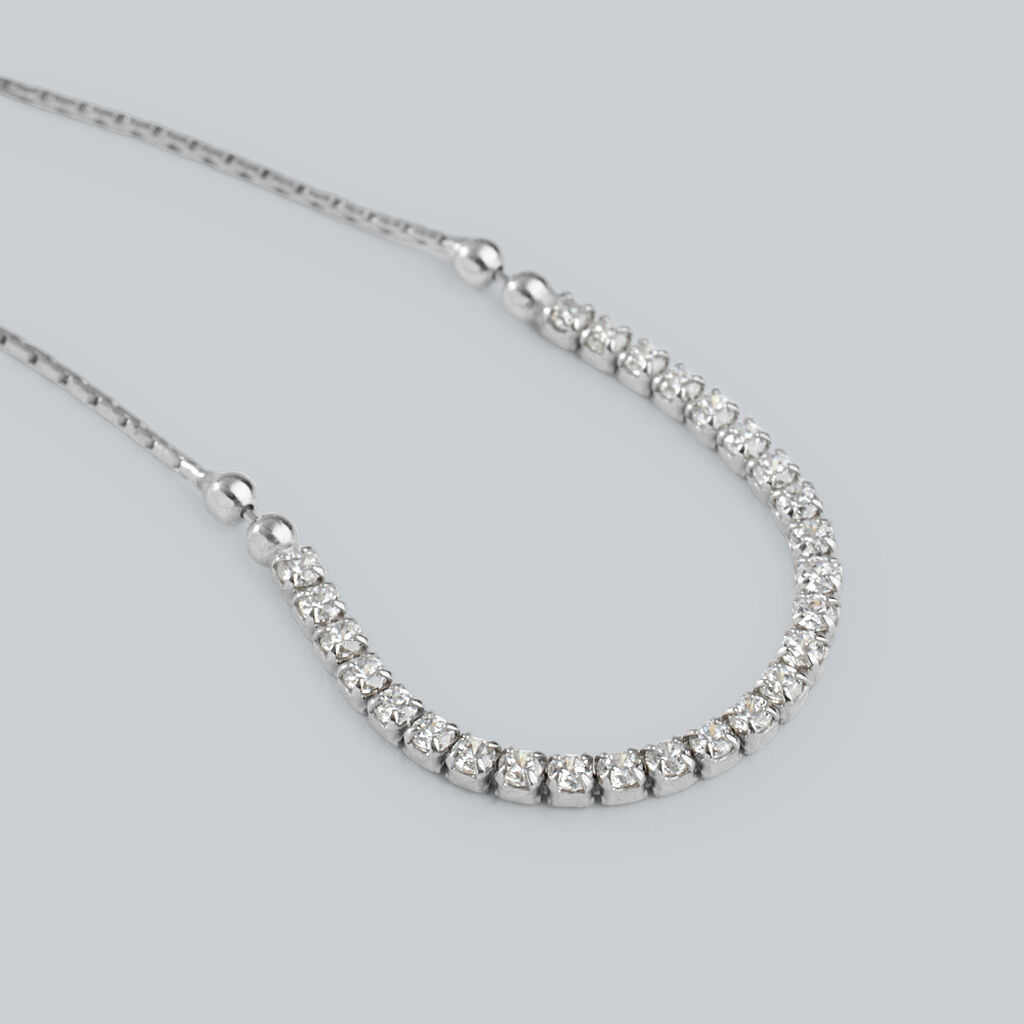 Bracciale Tennis Silver Elegance Argento Rodiato Cubic Zirconia - Bracciali Tennis Donna | Stroili