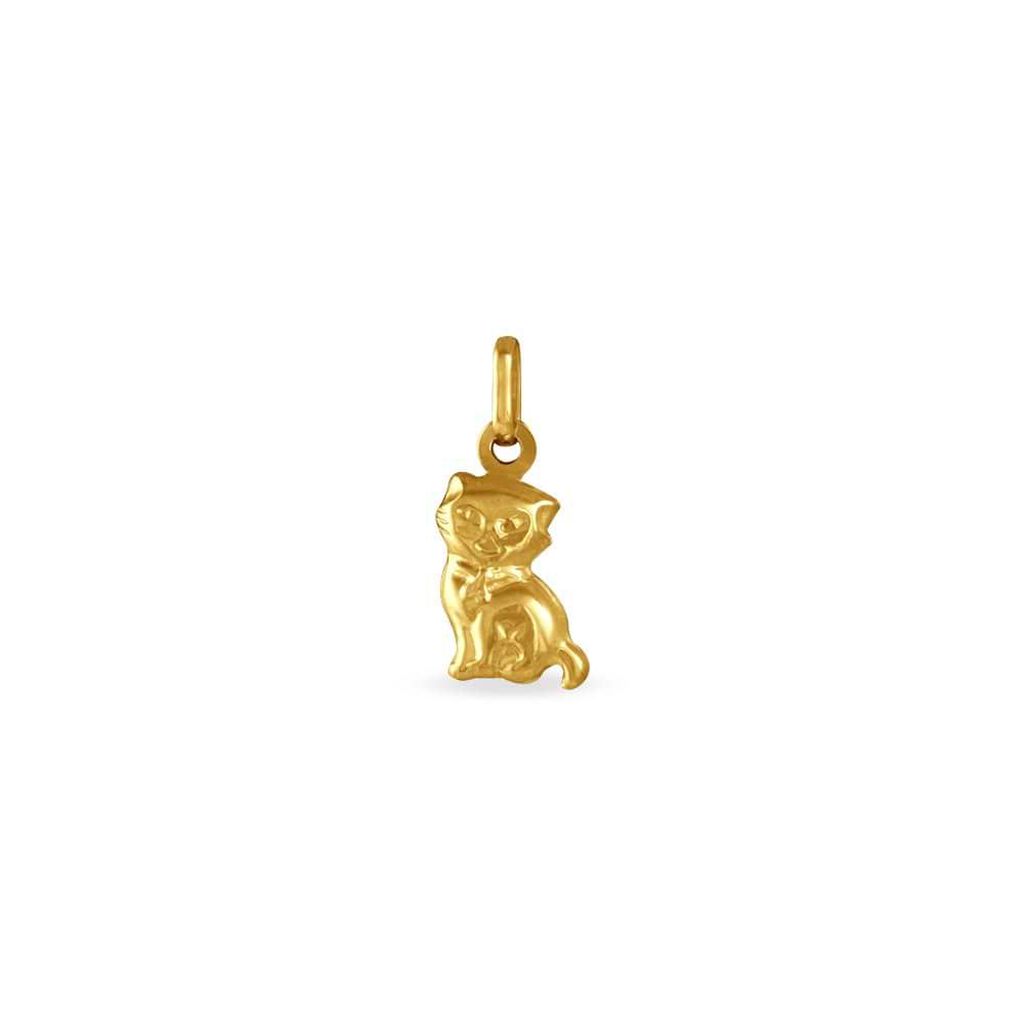 Ciondolo in oro giallo Gatto